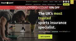 Desktop Screenshot of insure4sport.co.uk